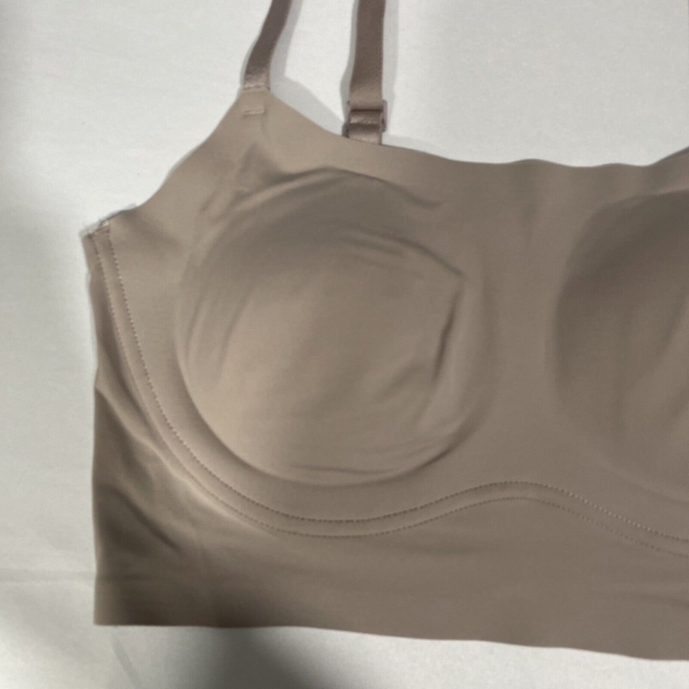 NWT $58 True & Co. [ XS ] True Body Lift Adjustable Wireless Bra in‎ Mink - Picture 6 of 12